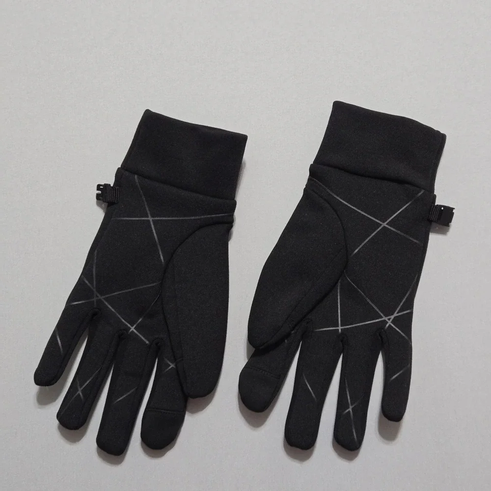 Spyder Performance Gloves Women Small Black Red Embroidered‎ Logo Grippy Palm